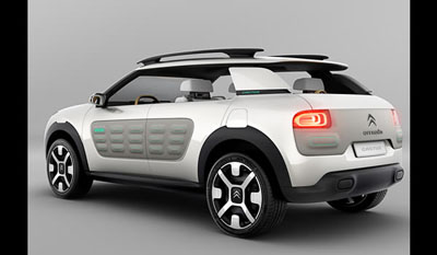 Citroen Cactus Essential Vehicle Concept with Hybrid Air powertrain 2013 rear